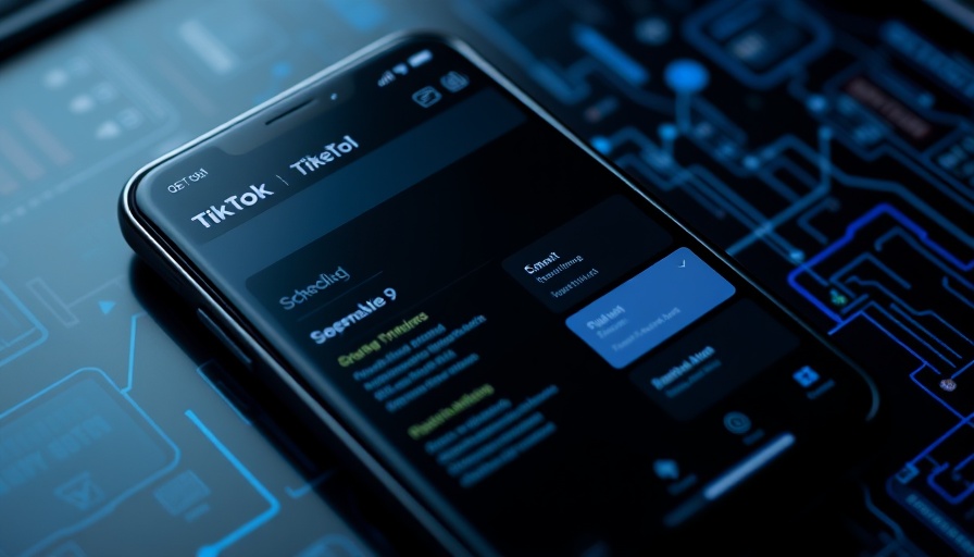 TikTok scheduling options displayed on smartphone screens.