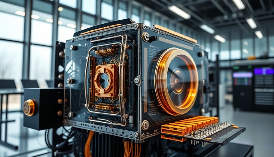 Quantum computing machine in India's research lab.