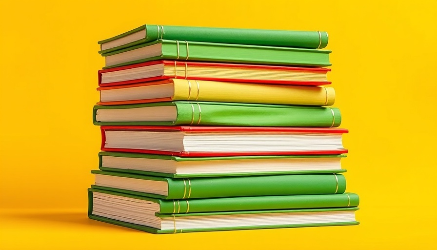 Colorful illustration of cybersecurity literature for kids in green.