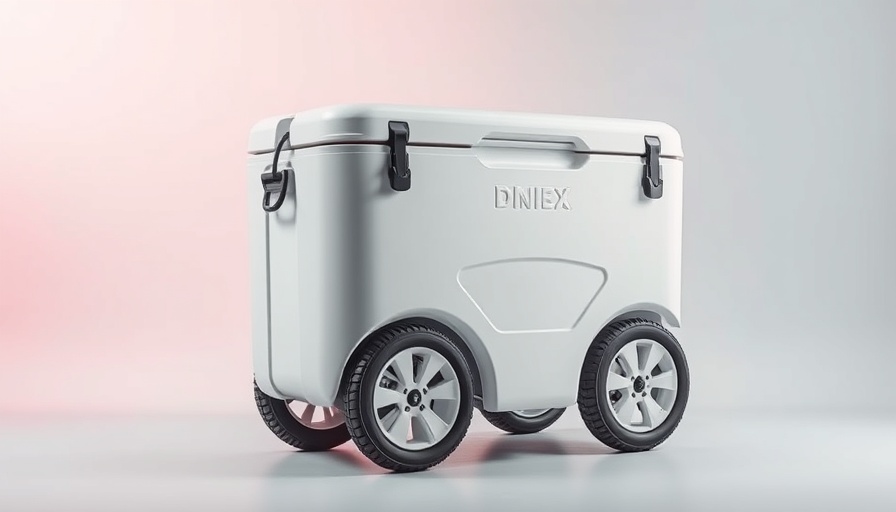 Sturdy white wheeled cooler - best coolers for any budget.