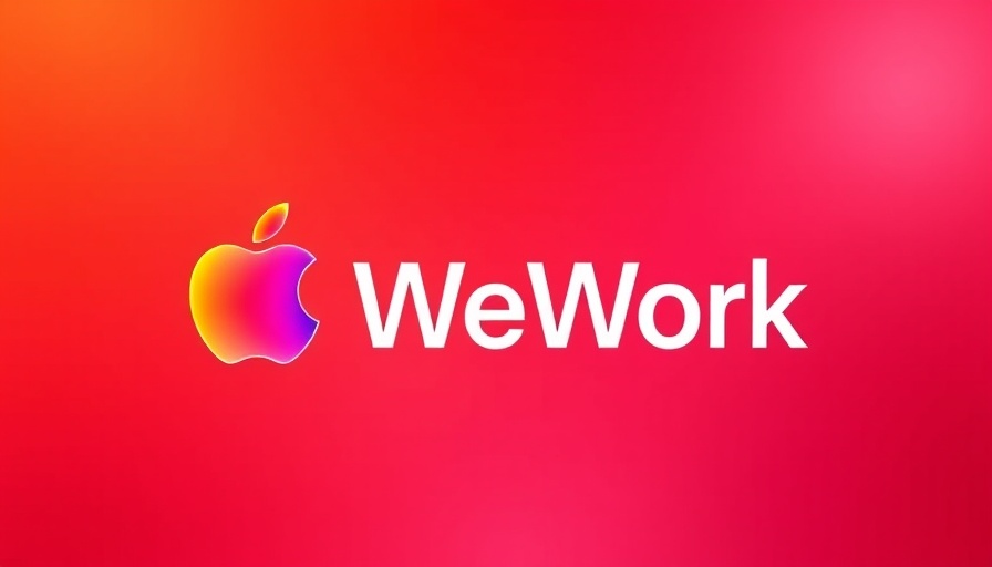 Apple Work logo for managed Apple account transitions.
