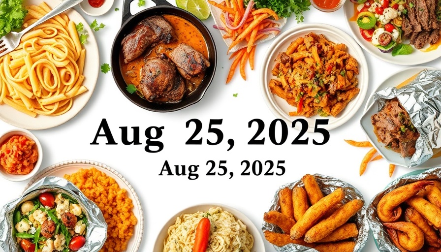 Collage of meals for Weekly Meal Plan August 25 2025