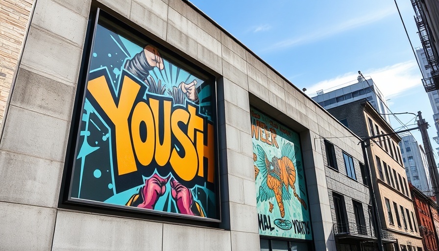Modern youth hostel with mural window, best youth hostels near me
