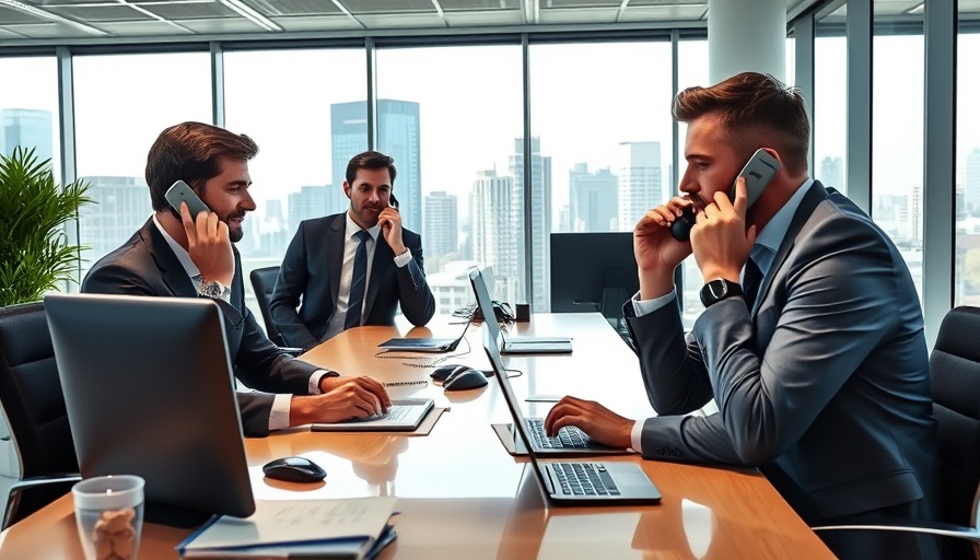 AI call answering services for London UK estate agents in modern office setting.