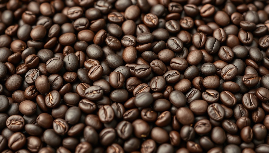 Photo of coffee beans related to the fake Kona coffee scandal.