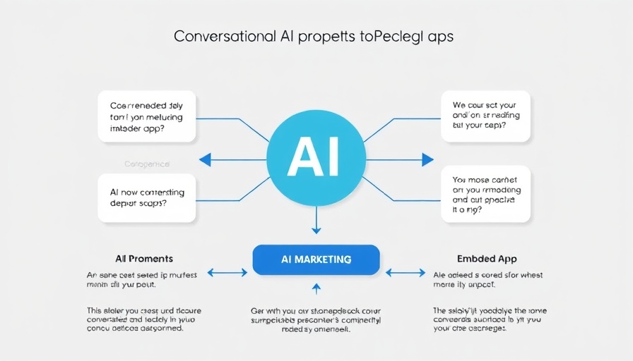 Diagram of AI marketing strategies for business growth integration.