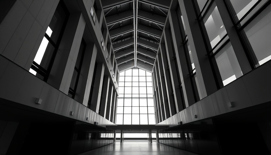 Minimalist social media header design templates with architectural photos.