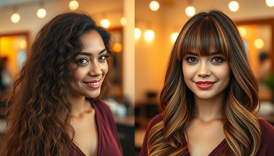 Hairstyle makeover featuring bangs hairstyle ideas.