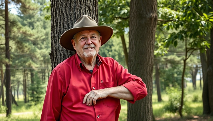 Sonoma Valley winemaker conservationist in nature setting.