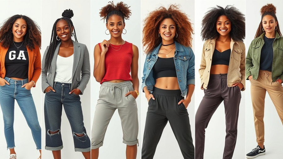 Collage of fashion brands promoting Gap Inc.'s Creator Community.