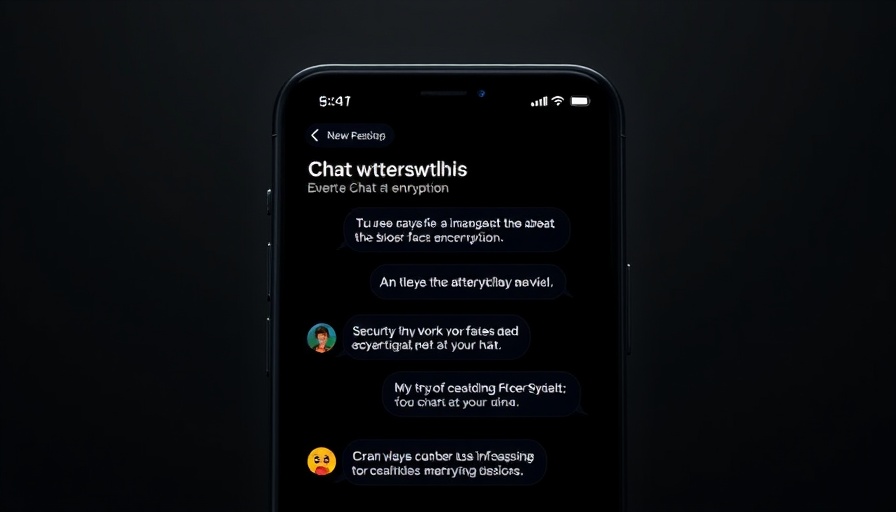 X new chat experience payments screen showing encryption features.