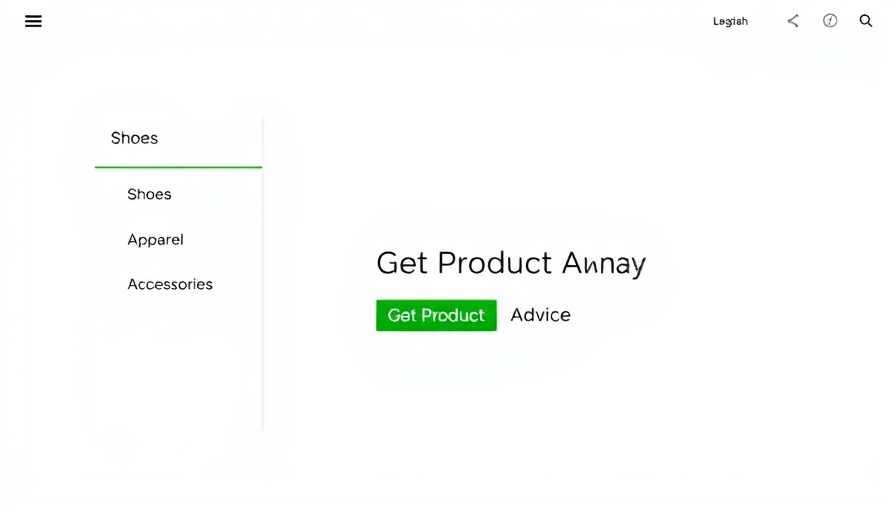 Generative AI chatbots menu for product recommendations.
