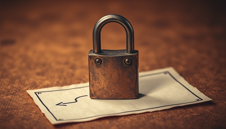 Vintage padlock symbolizing Safe AI Options for Small Business Owners.