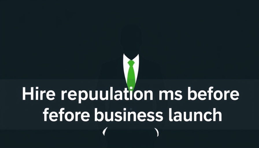 Reputation management firms before business launch concept with silhouette.