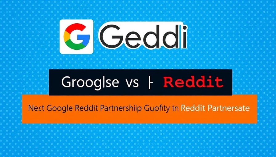 Google Reddit Partnership banner with informative content.
