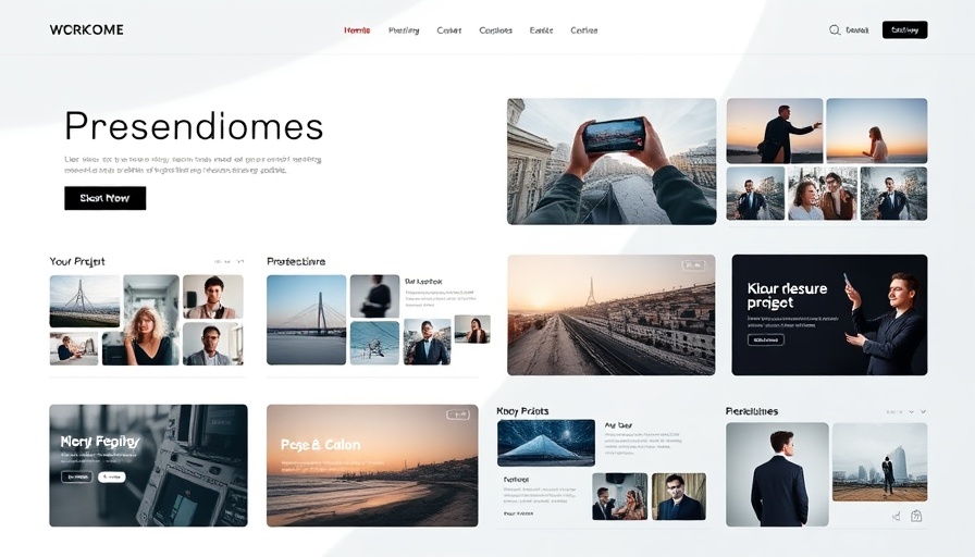 Clean modern portfolio layout for social media cover image design.