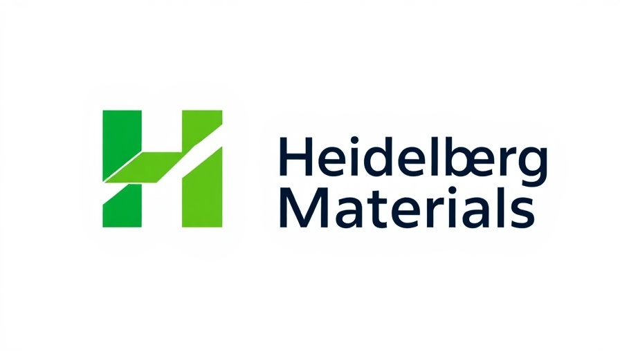 Heidelberg Materials logo representing concrete recycling acquisition.
