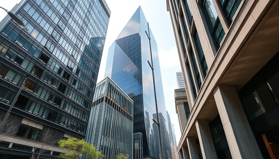 HiBob 20,000 sqft lease in sleek modern building, urban setting, clear sky.
