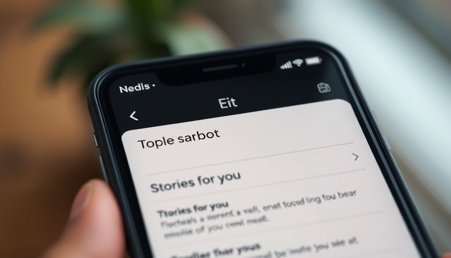Interactive chatbot interface for news updates.