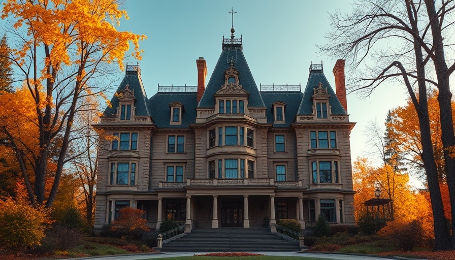 Historic mansion showcasing common window problems in older homes.
