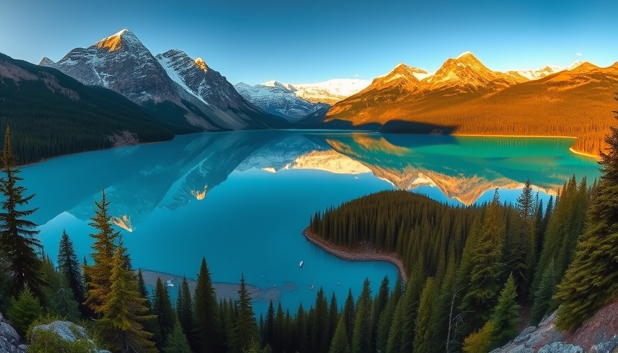 Affordable Hostels Across Canada: Majestic view of Moraine Lake, reflecting mountains.