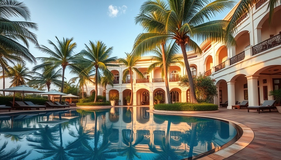 Boutique luxury hotels for couples with poolside view
