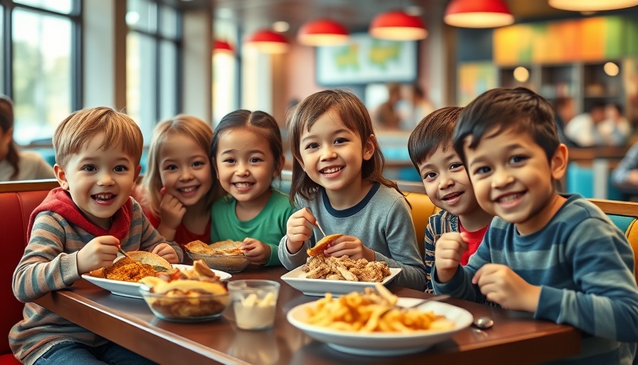 Children enjoying varied dishes, reinventing the kids' menu scene.