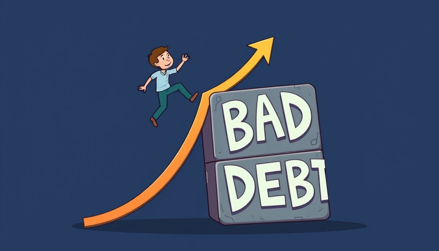 Overcoming bad debt in affiliate marketing illustration