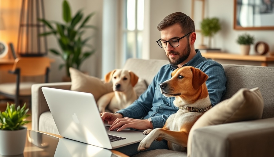 Office manager working from home, achieving work-life balance.
