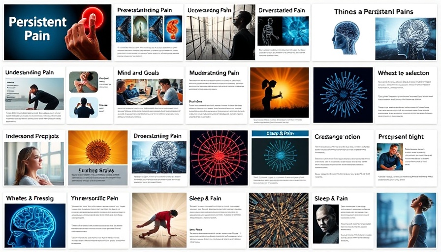 Patient resources for persistent pain education collage