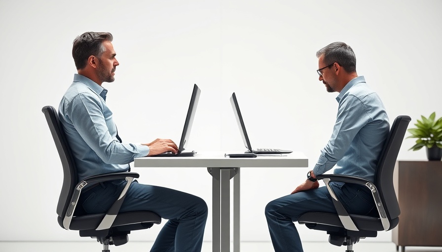 Proper and improper seated posture for massage therapists.