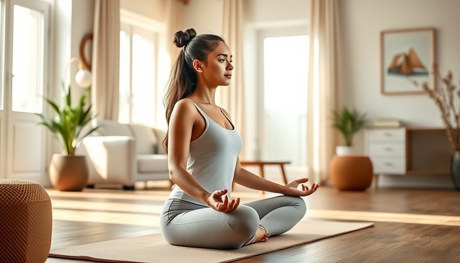 Daily morning yoga routine in a serene home setting.