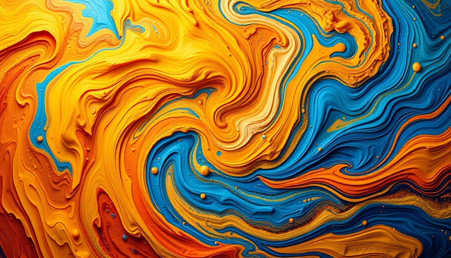 Colorful abstract art representing AI marketing strategies for business growth.