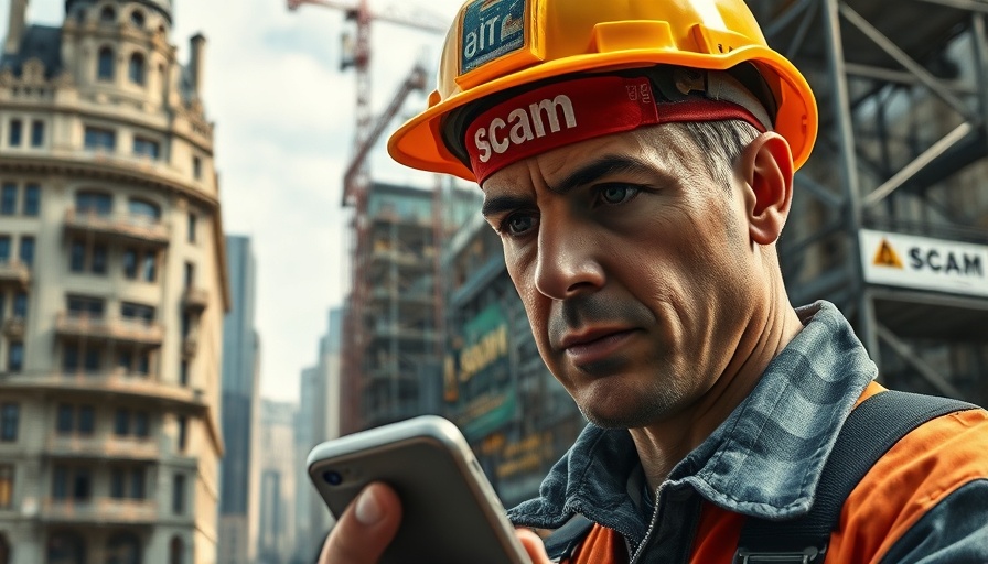 Concerned worker discovers scaffolding scam near historic buildings.