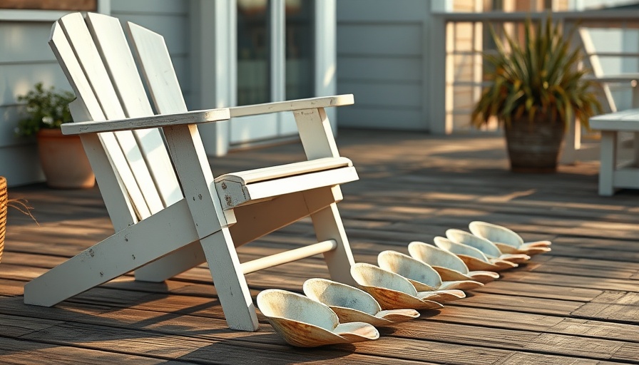 DIY Razor Clam Pendant Light preparation on wooden deck