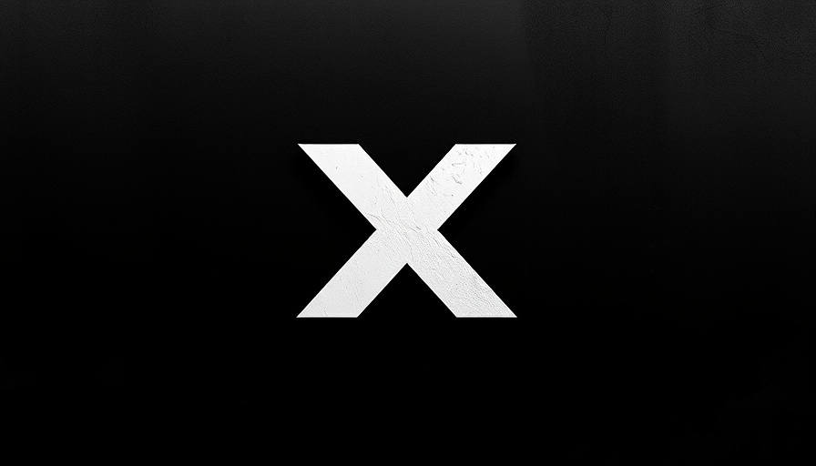 White X logo representing hashtag ban in promoted posts