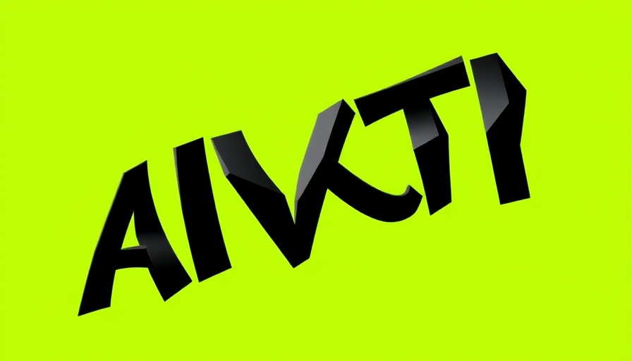 Modern abstract typography for social media cover design.