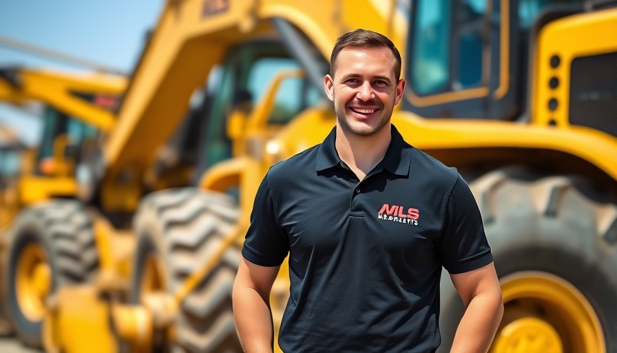 BOMAG Americas light equipment sales representative with machinery
