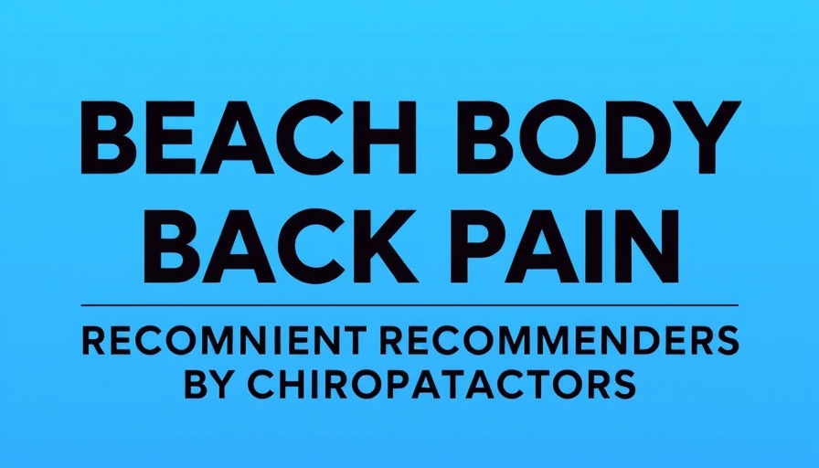 Chiropractor-approved workouts for summer text on blue gradient background