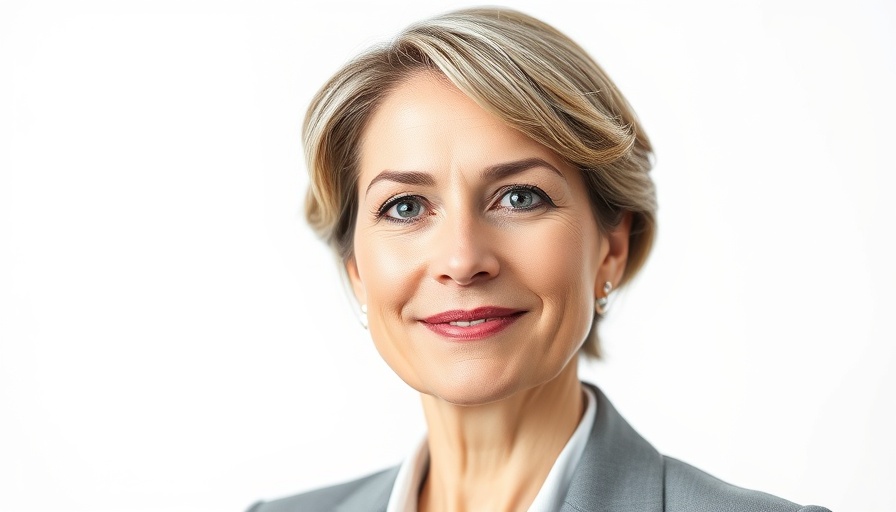 Professional affiliate marketing podcast image with confident woman