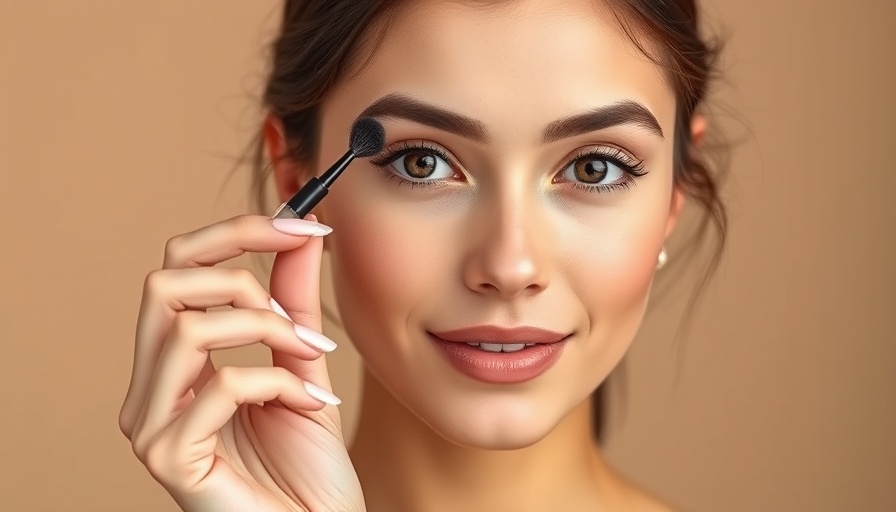 Young woman holding brow gel demonstrating makeup, Best Brow Gels for All-Day Hold.