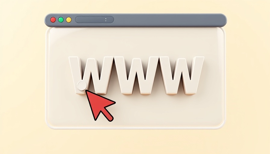 3D browser window with WWW text symbolizes quality backlinks