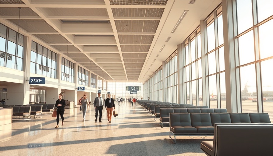 Spacious modern airport terminal marks improvements with federal funding support.