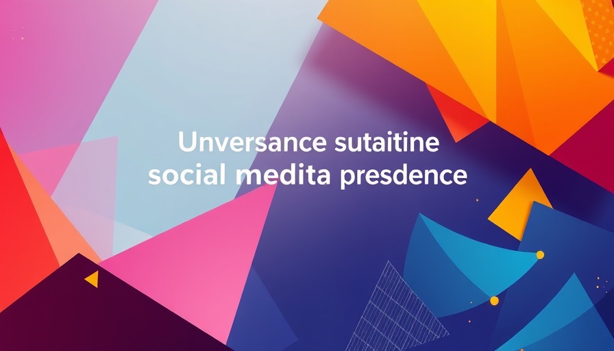 Vibrant abstract design for social media headers.