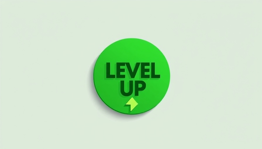 Green circle logo with 'LEVEL UP' text and arrow.