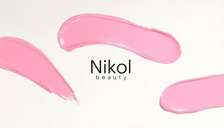 Nikol Beauty logo with pink makeup smears, best makeup tips for women over 40.