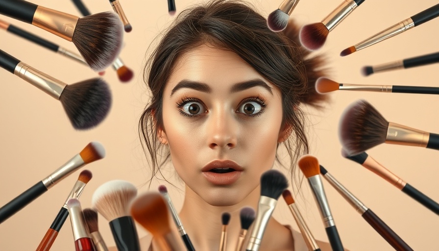 Beginner makeup tutorial showing how to use makeup brushes.
