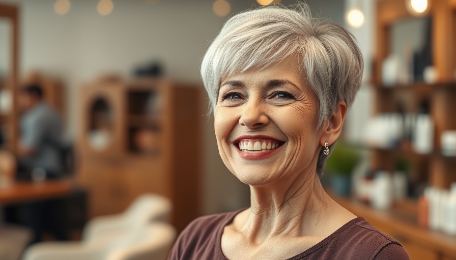Confident woman at the best hair salon for women’s haircuts.