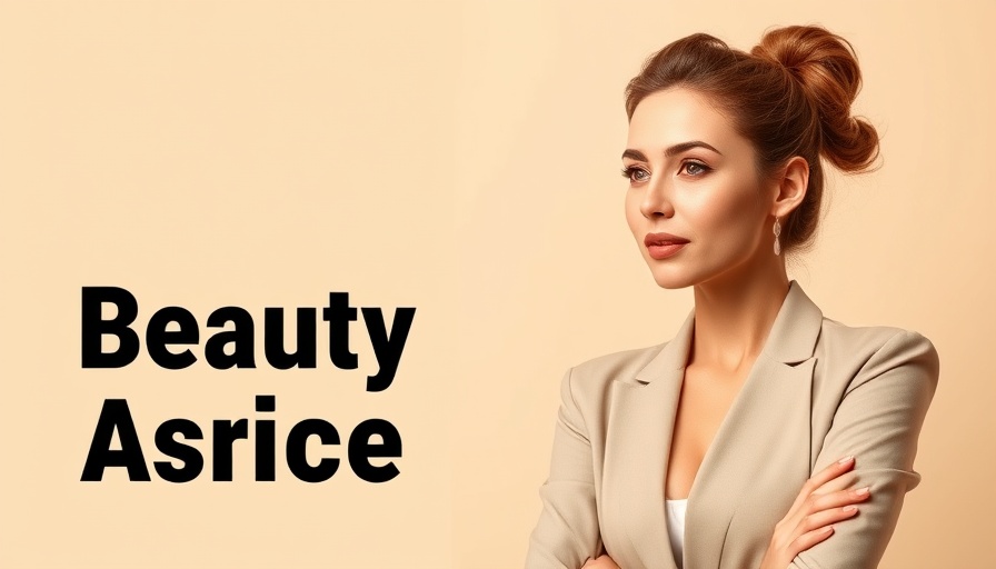 Confident woman giving luxury makeup advice for over 40.