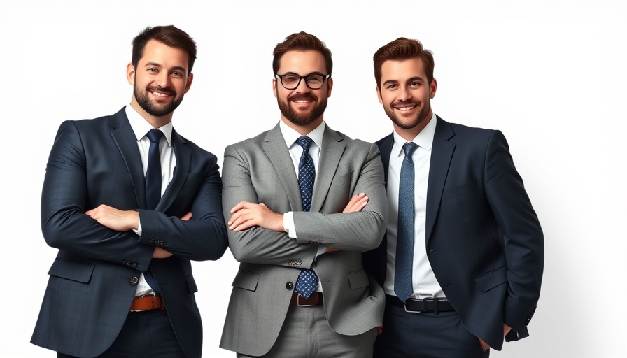 Portrait of three Skanska USA executives in Texas.